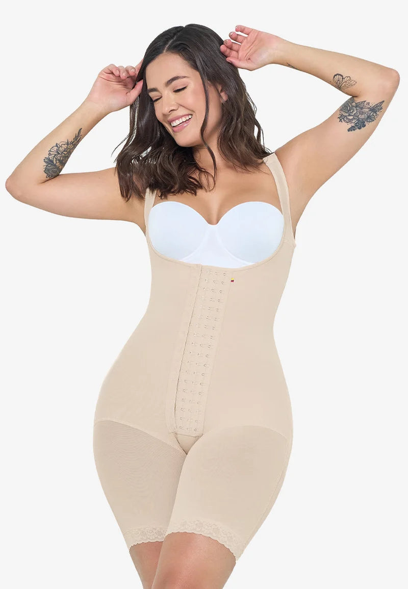 Mid Thigh Powernet Corset | Ref. 9412