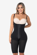 Corrigerende powernet body tot de knie met semi-zandlopermodel | FJ277SR