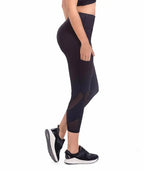 Ref. DL102 Leggings capri negro